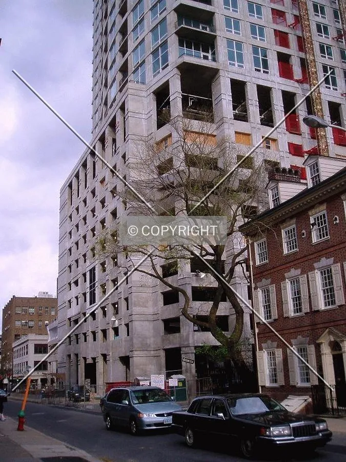 The west side and 8th Street from the south
