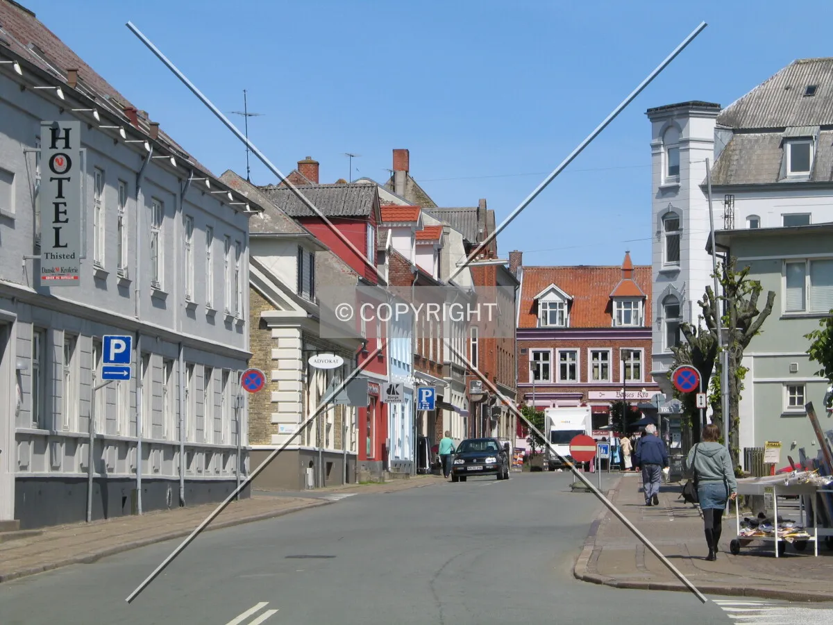 View down Frederiksgade to the north