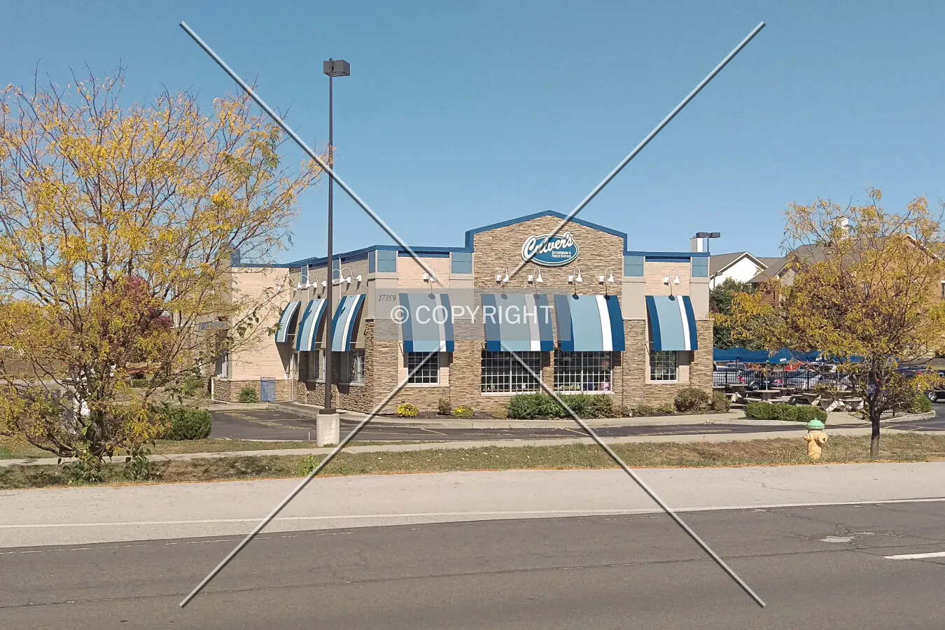 View from the southwest; October 17, 2015