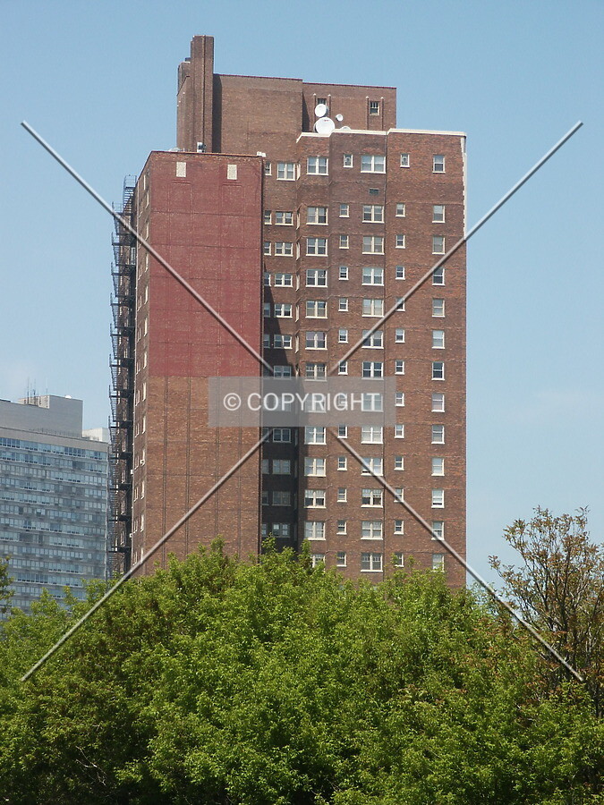 South side seen from the Metra station