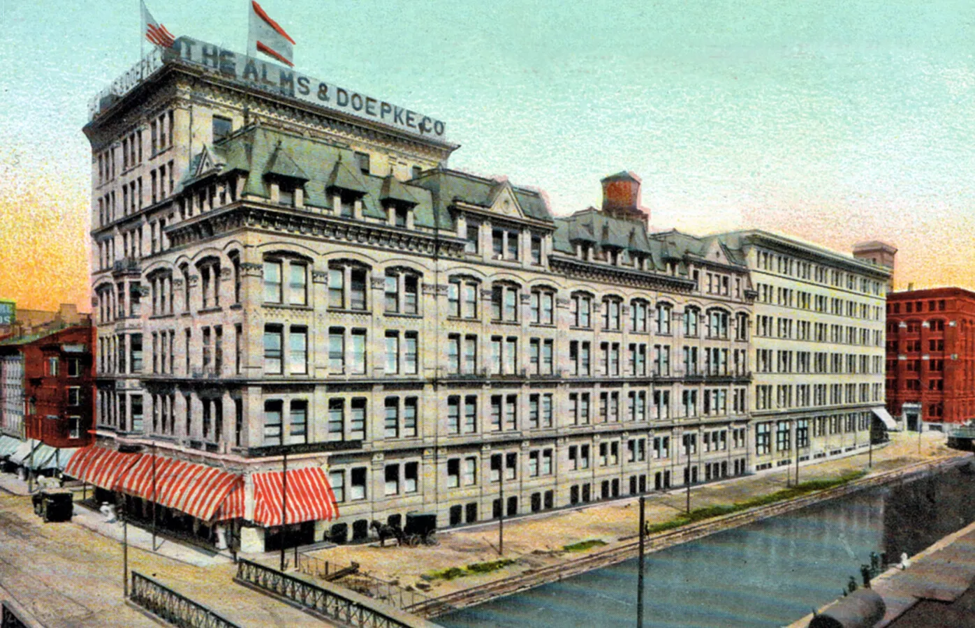 Vintage view from the southwest