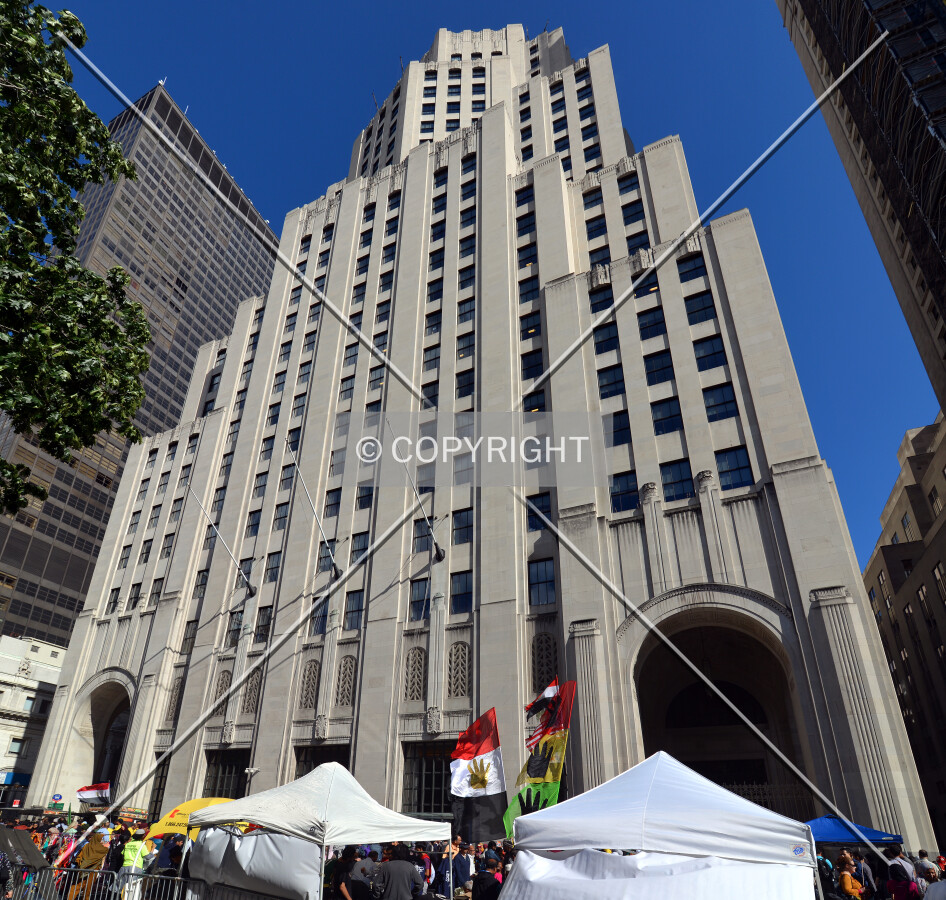 View from the west on Madison Avenue
