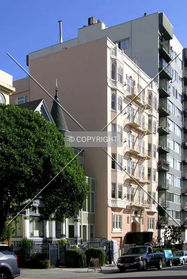 From across Pacific Avenue to the southwest