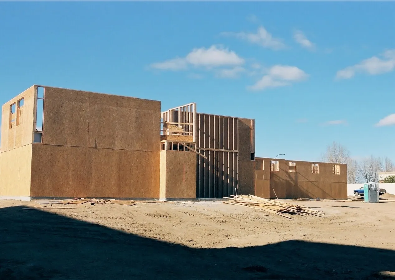 View from the southeast