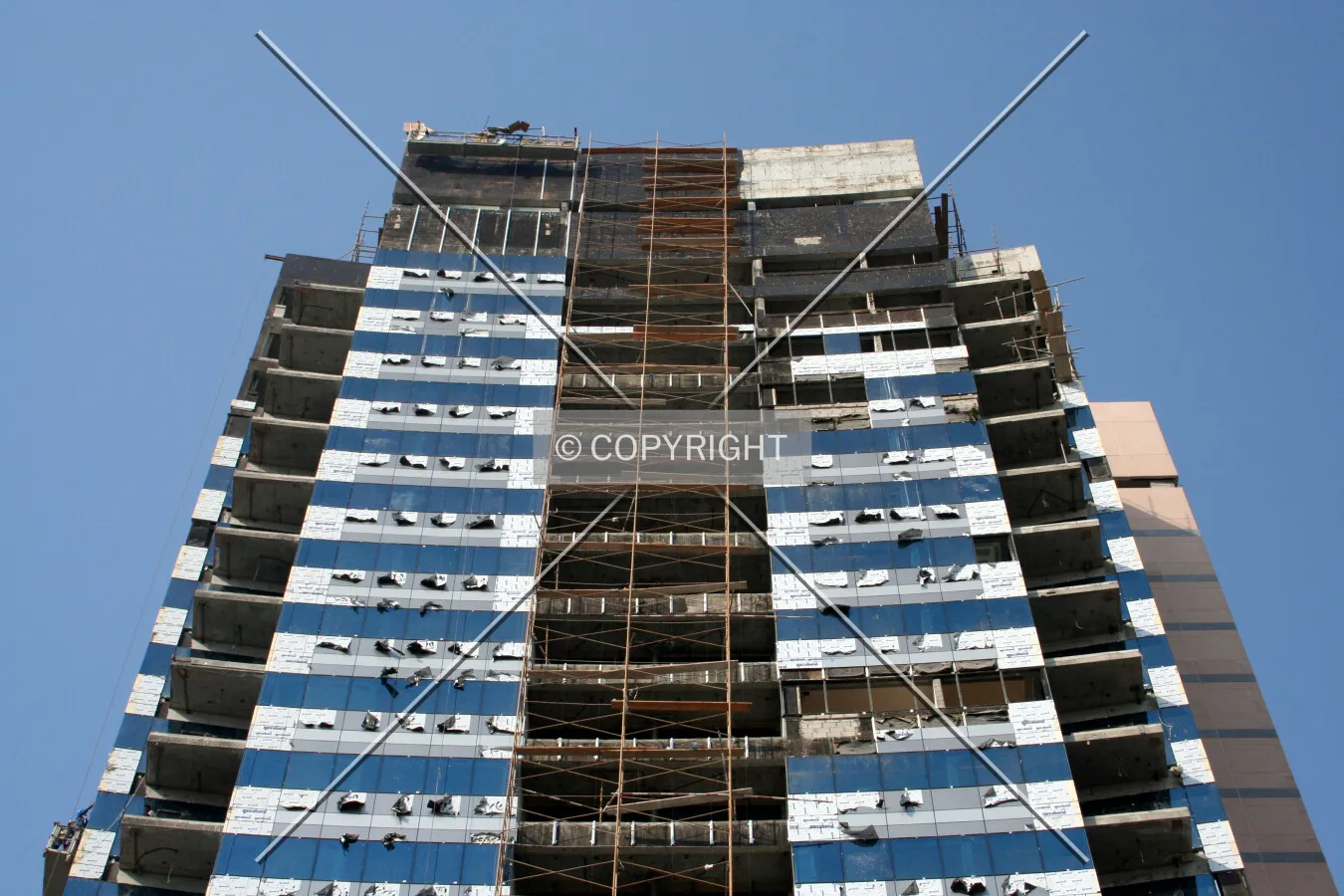 Looking up to the top