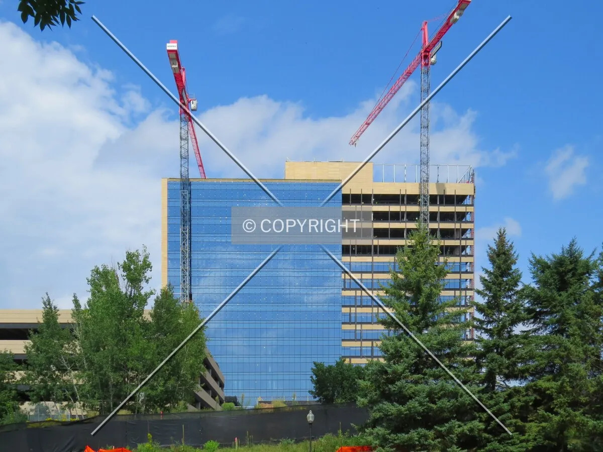 View to the north from City West Parkway