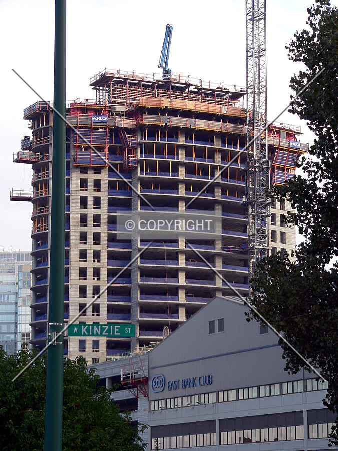 View to the north from Canal and Kinzie streets