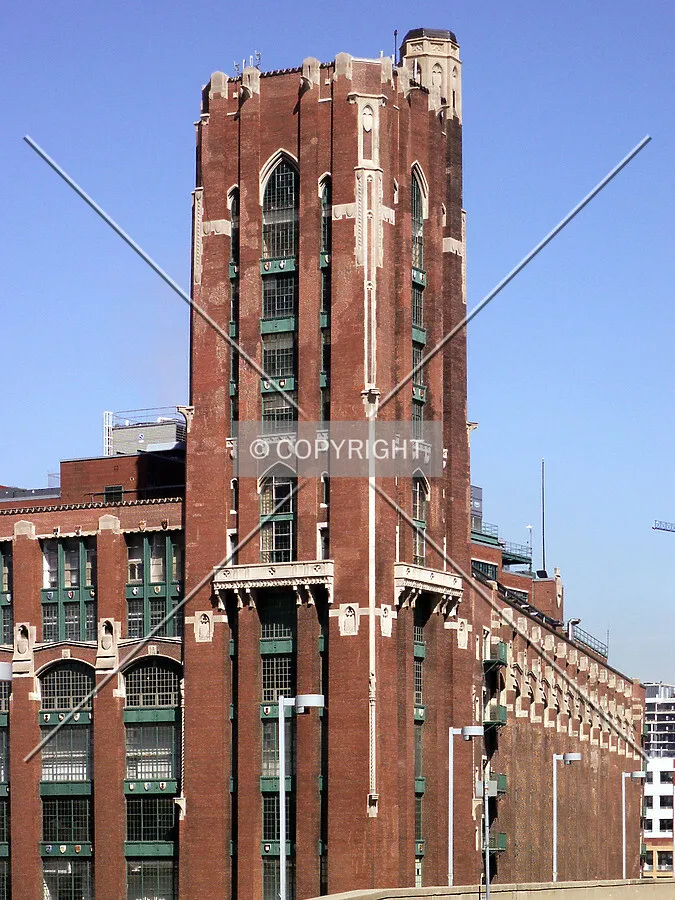 Tower at the southeast corner