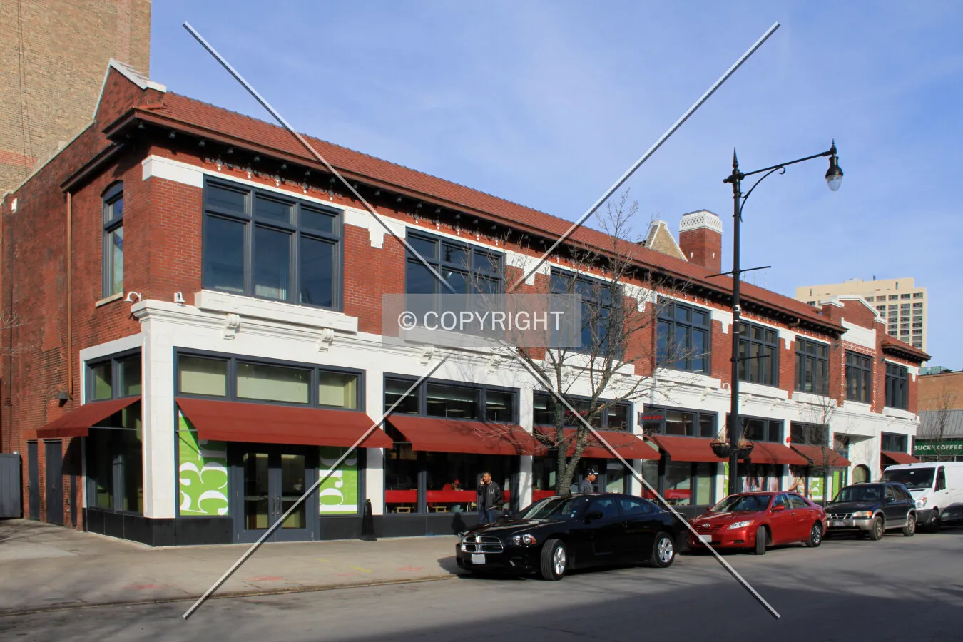 Retail wing along 53rd Street