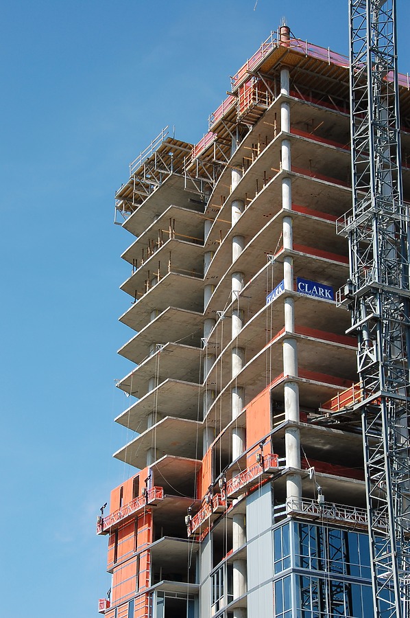 Looking north