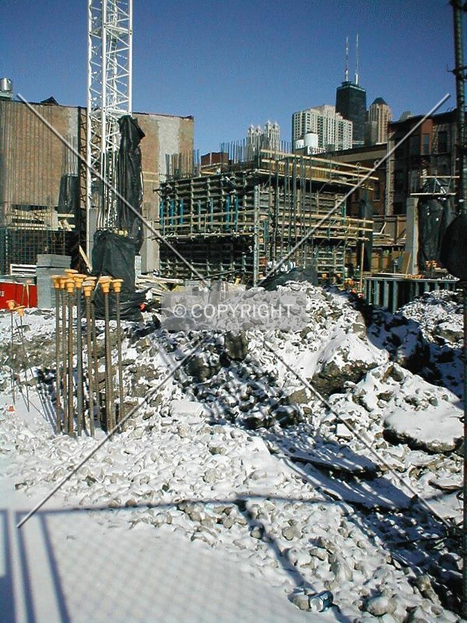 Site view looking northeast