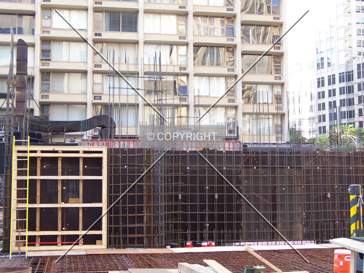 Elevator core from the south