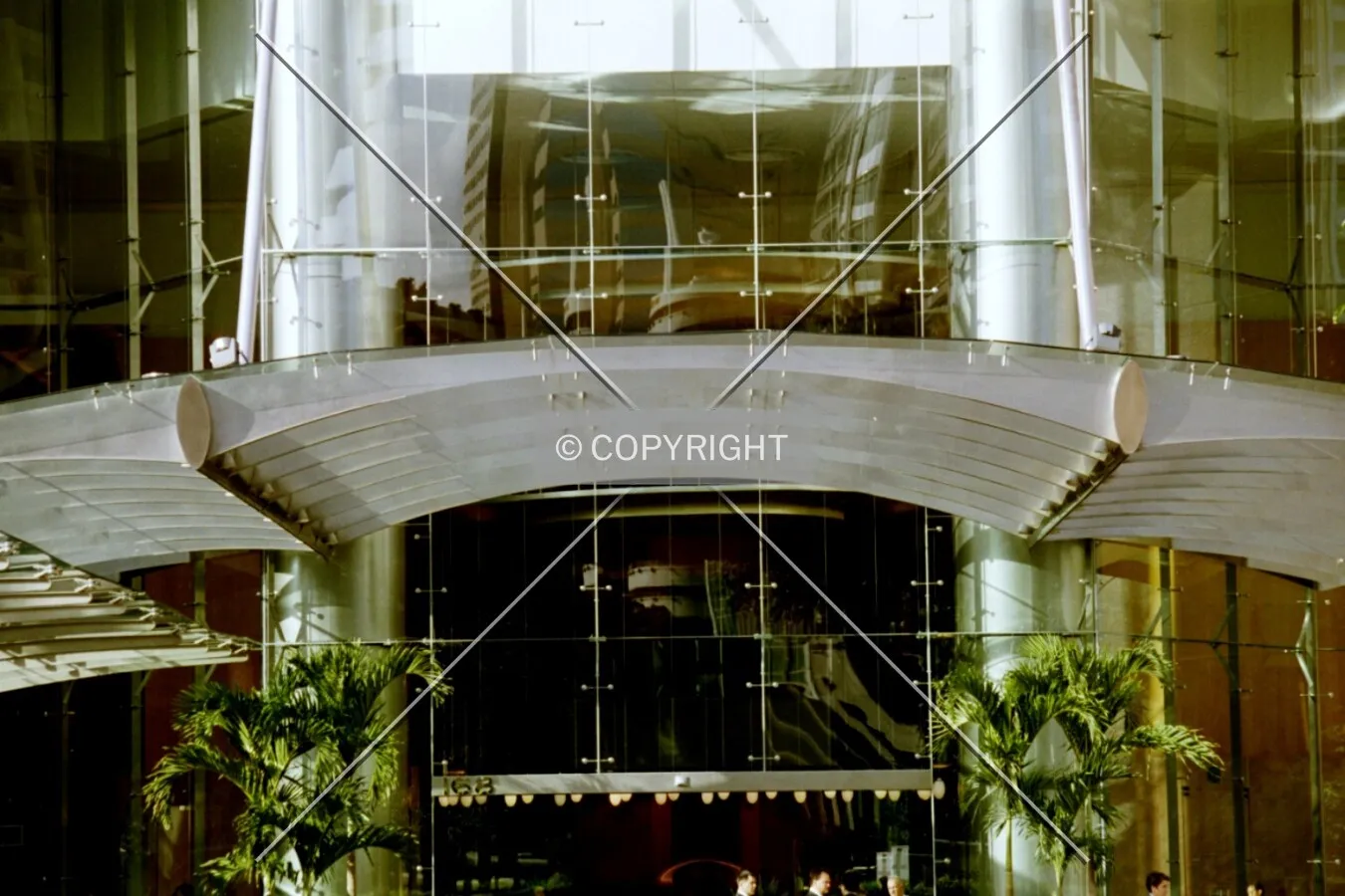 Roof of main entrance