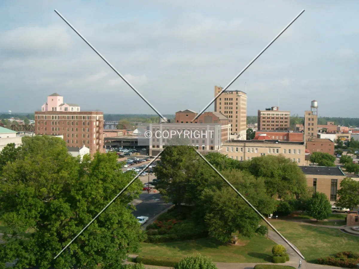 Downtown from parking garage looking north