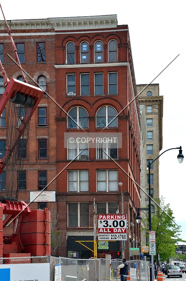 View from the northwest at Mortimer and St. Paul Streets