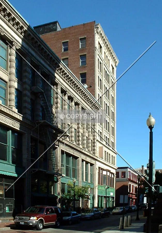 View from the northwest along Matthewson Street