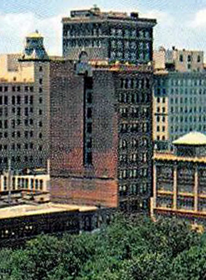 Vintage view from the northeast