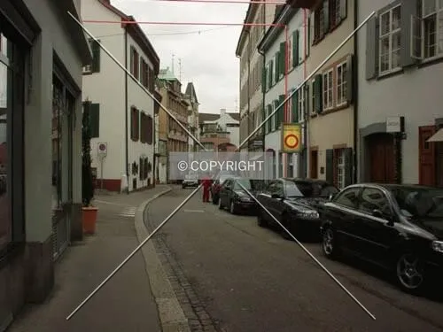 Typical tiny street (Altstadt)