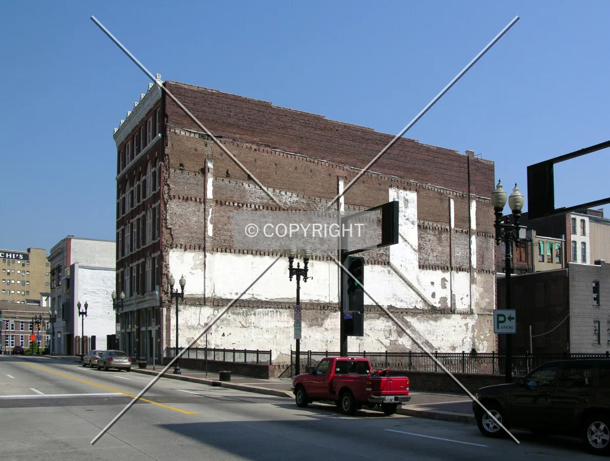 From the south along Gay Street
