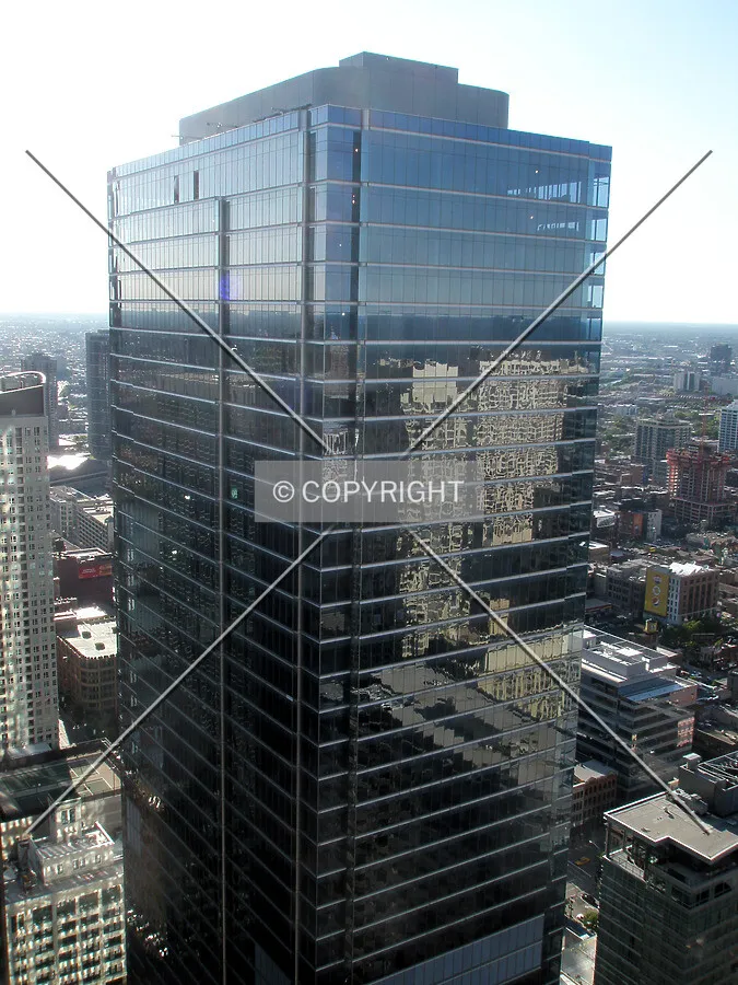 Construction status as seen from roof of Marina City