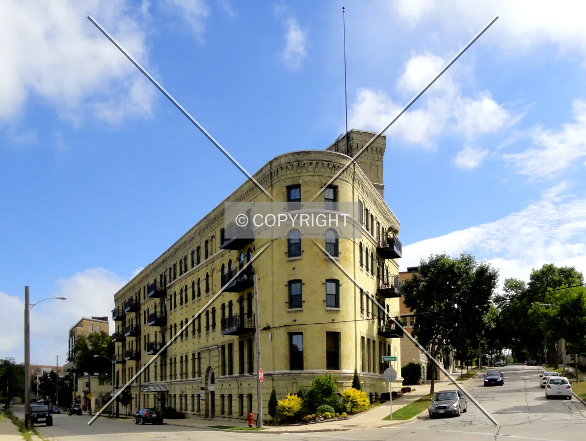 From across North Water Street to the southwest