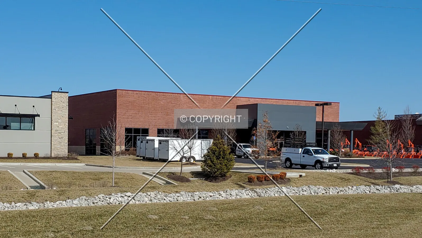Southwest view; February 22, 2020