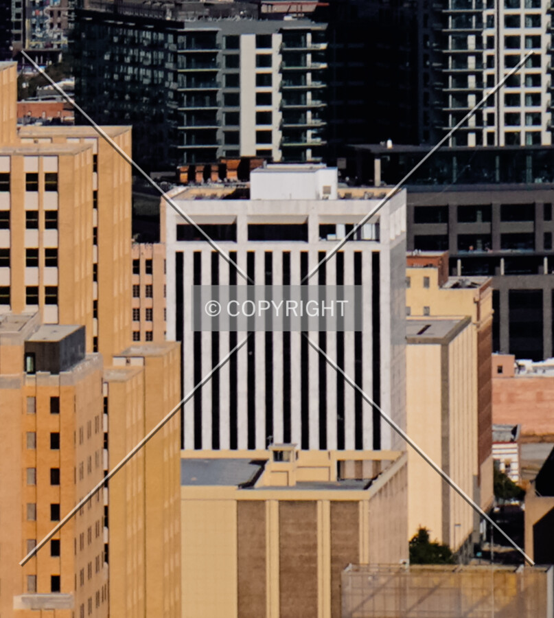Distant view from the southwest; November 18, 2021