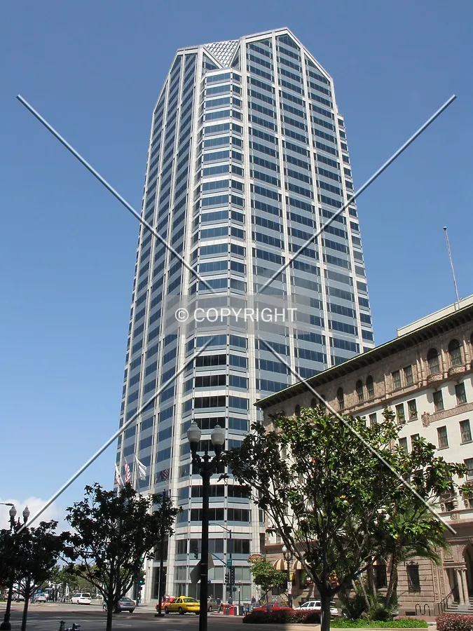Looking up from the southeast