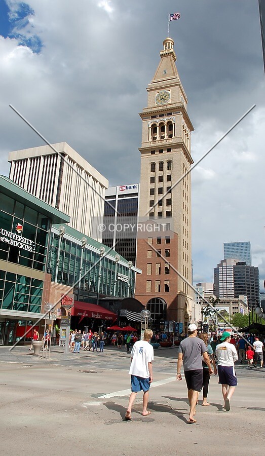 Looking southeast along the 16th Street Mall