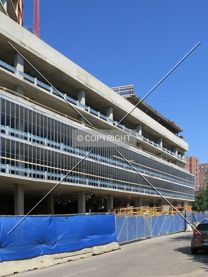 Parking podium along West 14th Street