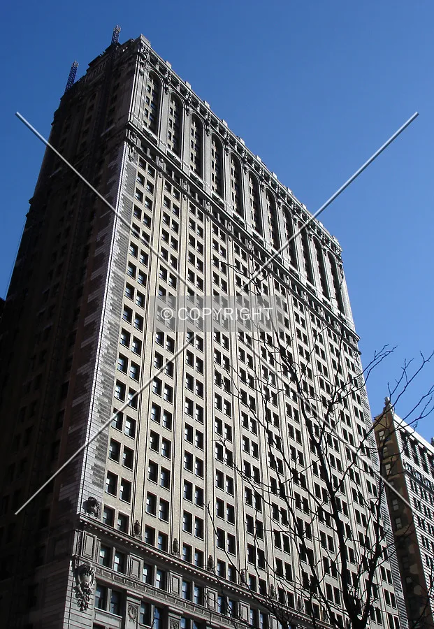 Looking up from West Street