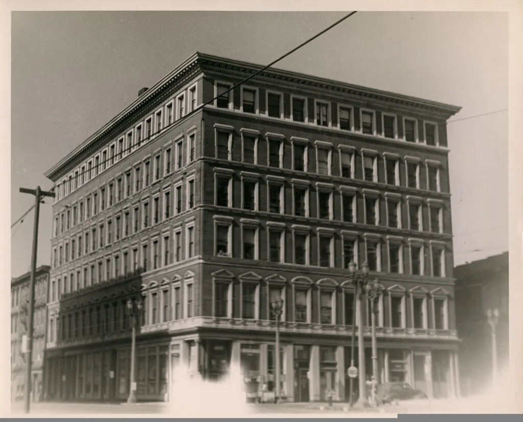 Vintage view from the northeast