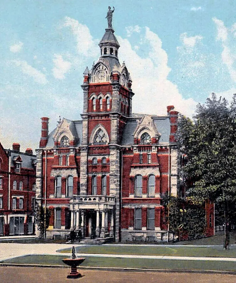 Vintage view from the northwest
