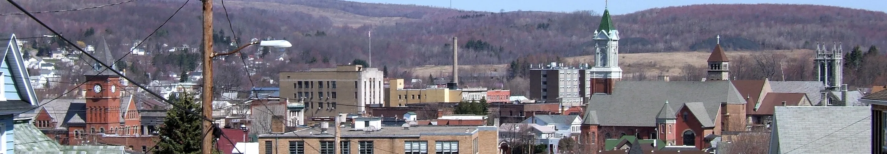 Downtown from the southeast