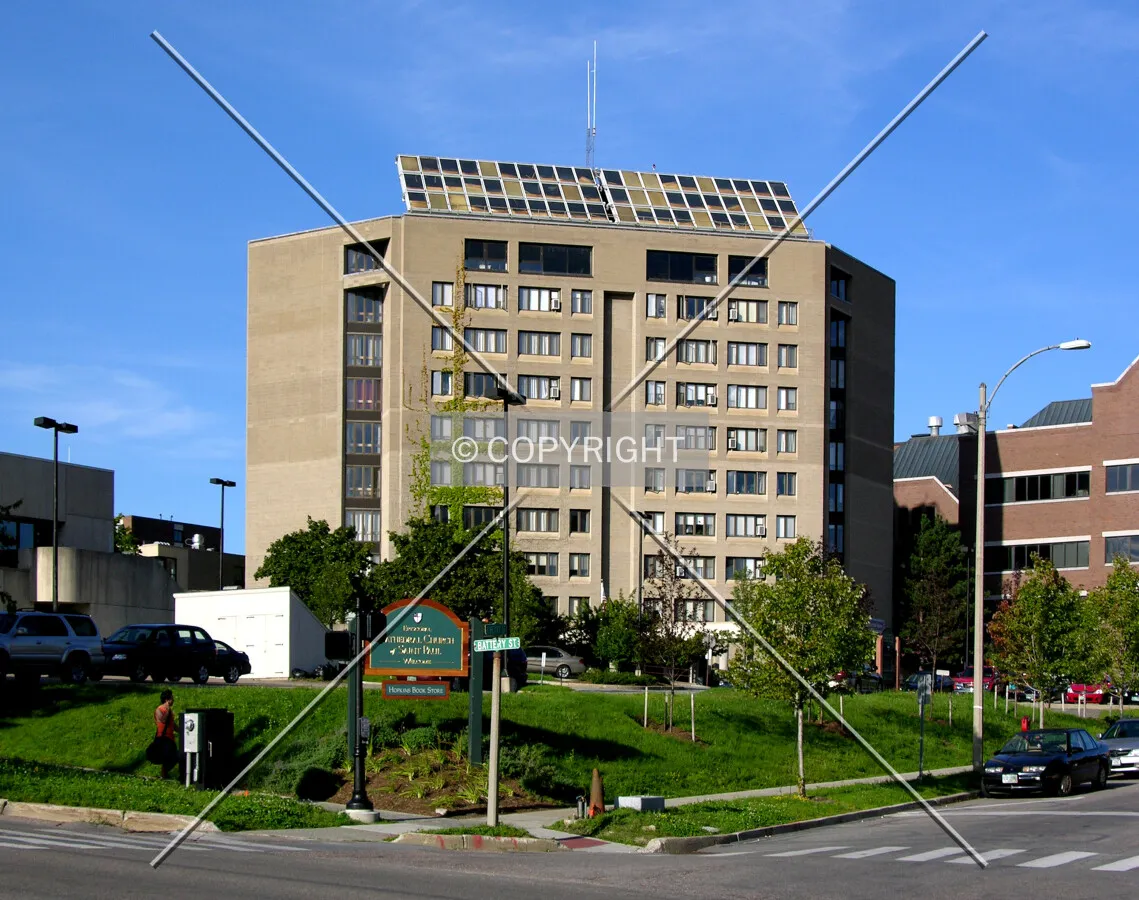 From across Battery Street to the west