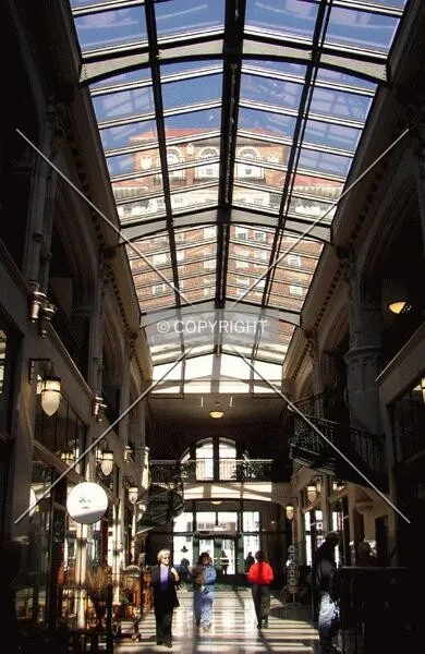 Looking north inside towards the Battery Park Apartments
