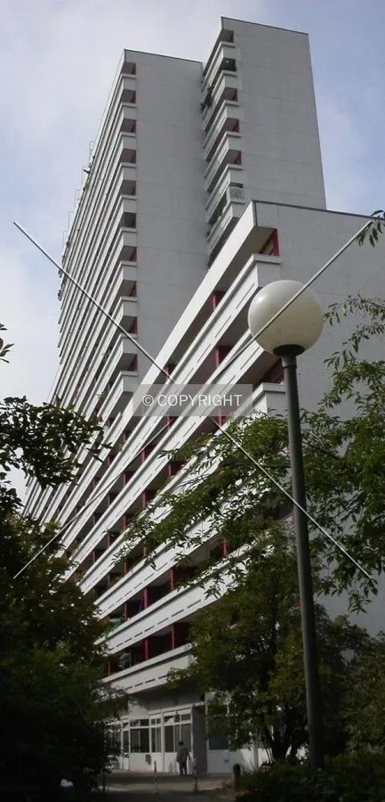 Side view of the building