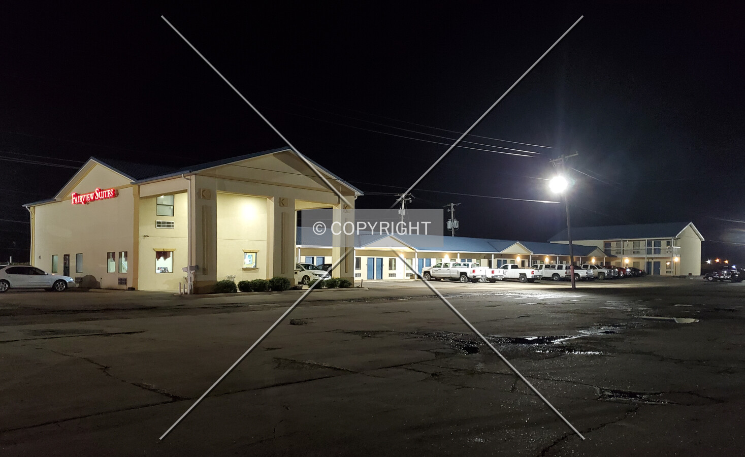 Southeast view; March 17, 2020