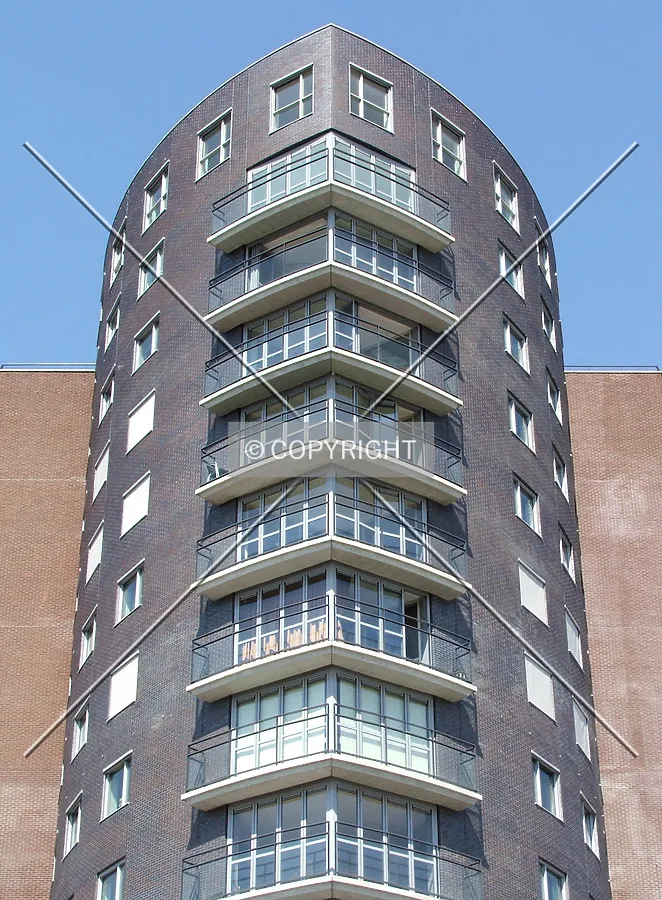 Looking up from the southeast