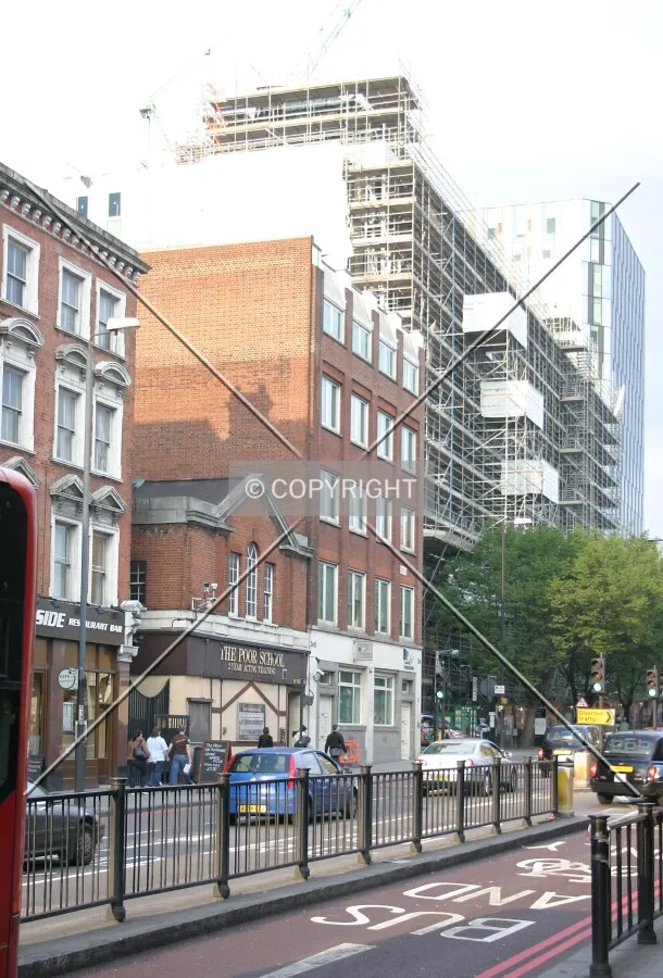 View east from Pentonville Road