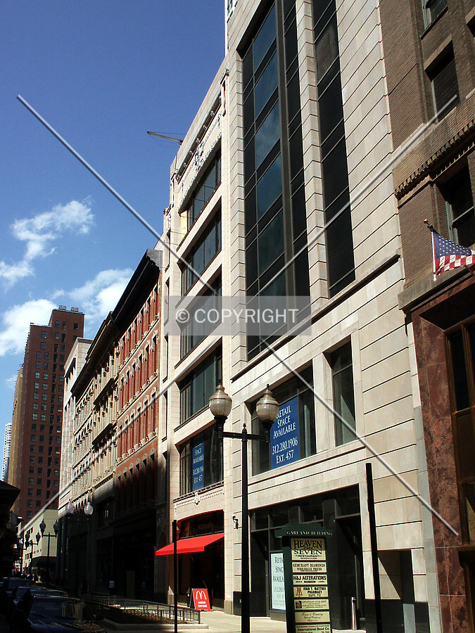 Looking north along the Wabash Avenue side