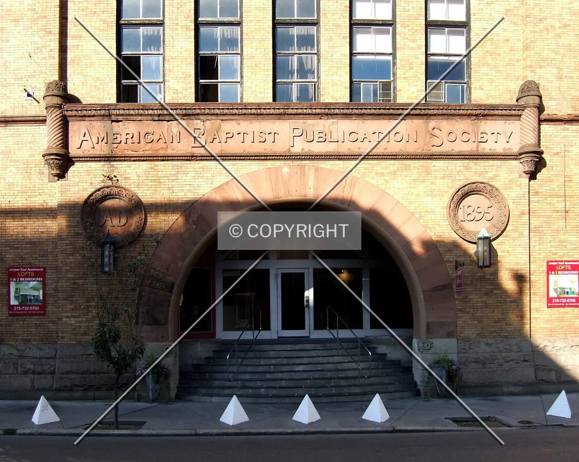 Main entrance on Lombard Street from the south