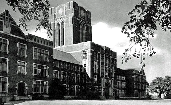 Vintage view from the southwest