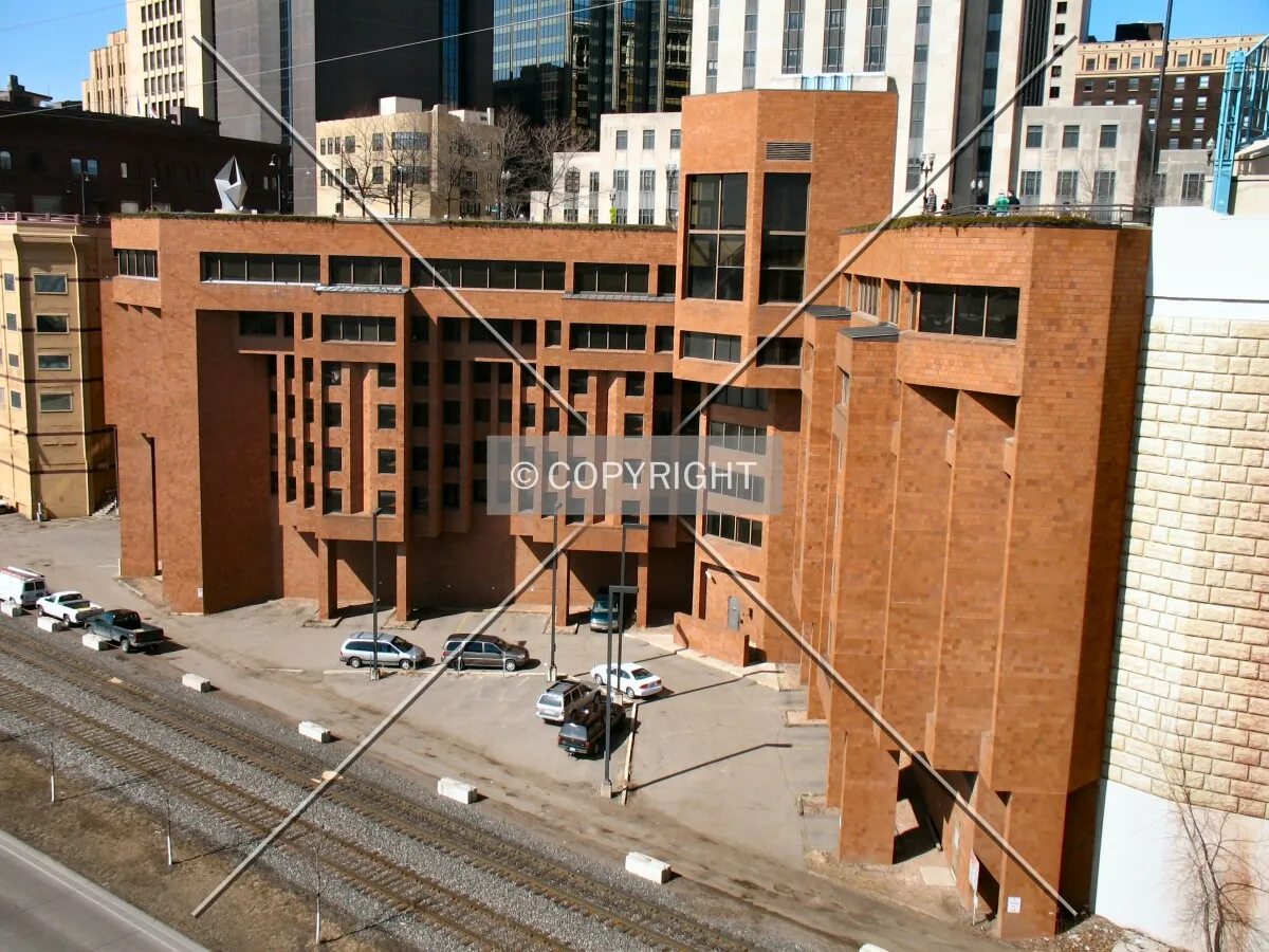 Looking down from the Wabasha Street Bridge