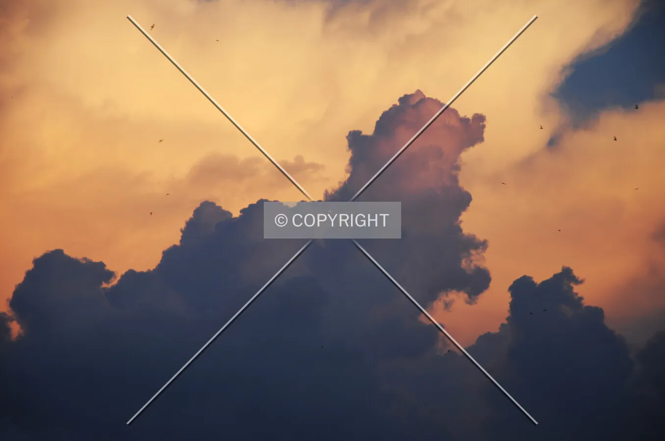 Evening clouds