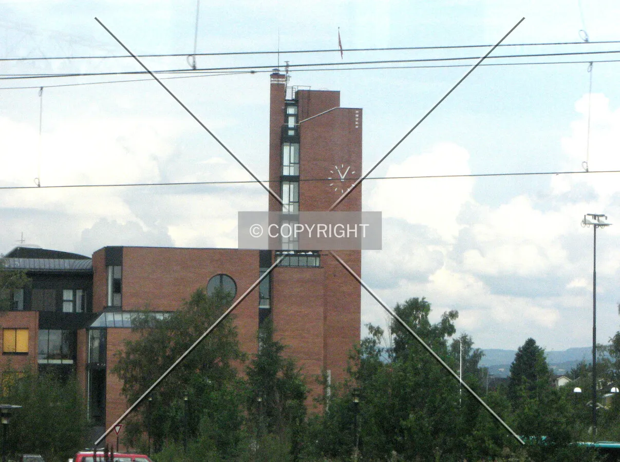 View from the Lillestrøm railway station