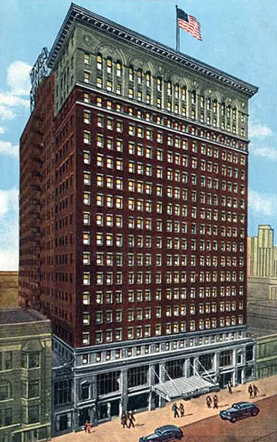 Vintage view from the southeast