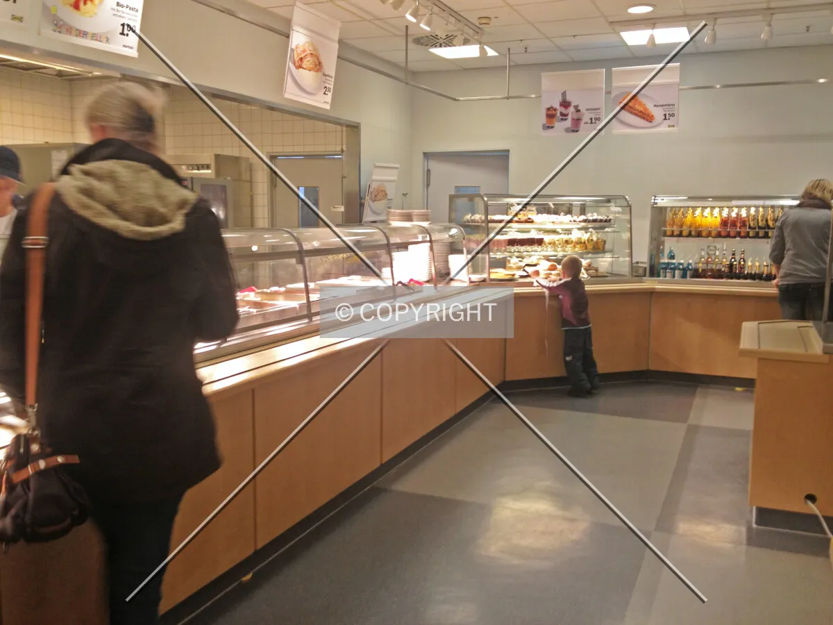 A self-service restaurant