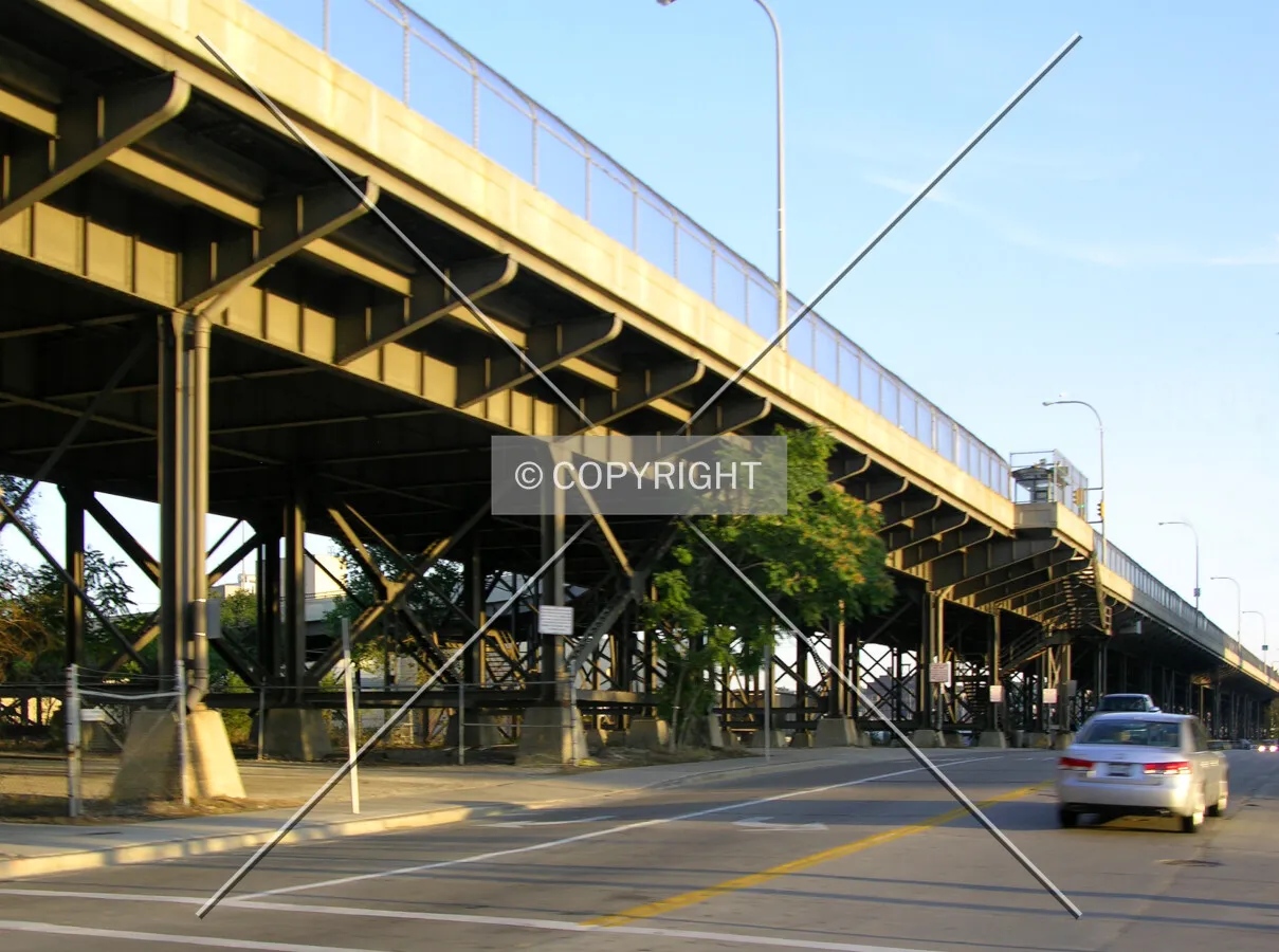 From West Canal Street to the north