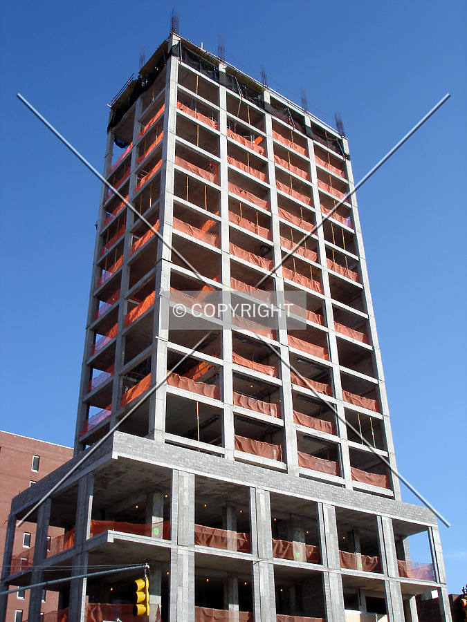 Western face along 11th Avenue